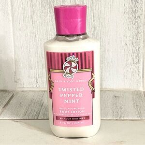 Bath & Body Works TWISTED PEPPERMINT Body Lotion 48 Hour Moisturizer 8oz